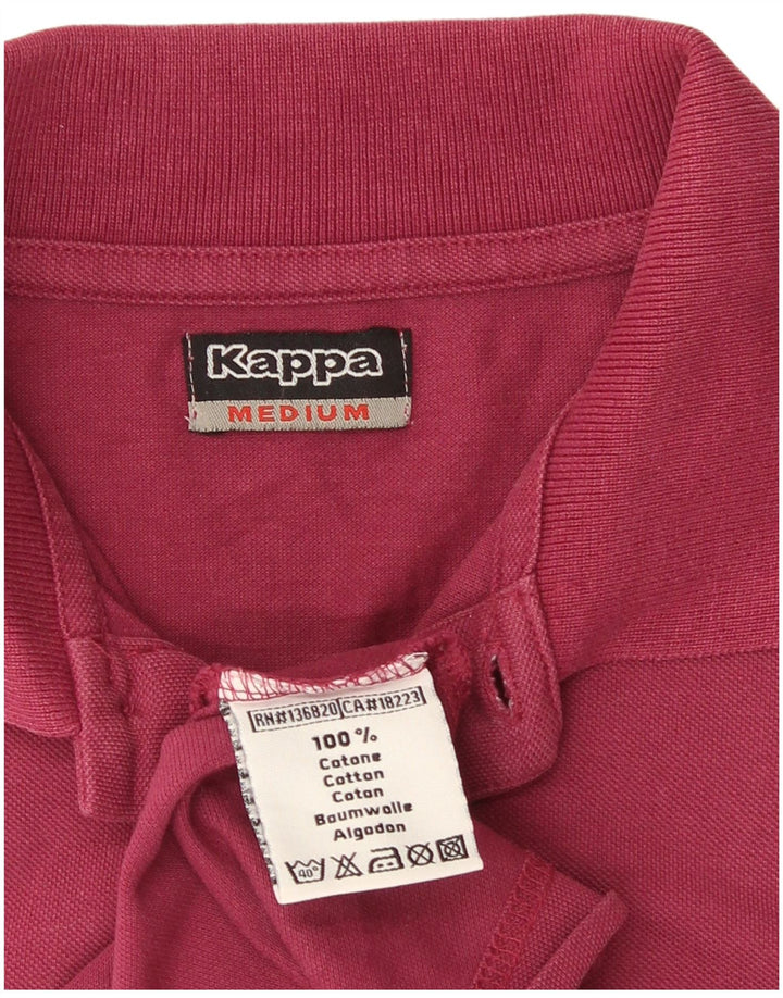 Kappa muška polo majica Srednje tamnocrveni pamuk