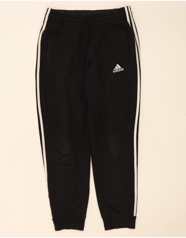 Adidas Ženska trenirka Hlače Joggers UK 14 Srednje crni pamuk