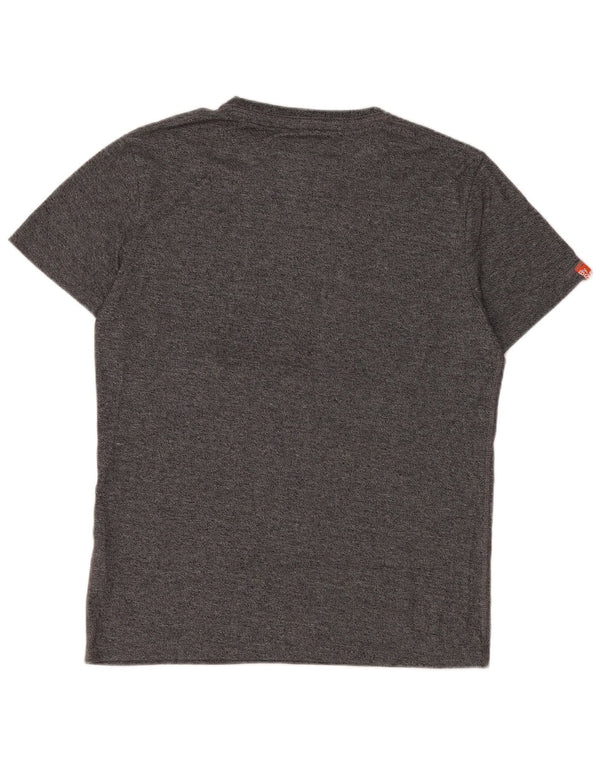 Superdry muška majica kratkih rukava Osaka State Graphic Veliki sivi flekasti pamuk