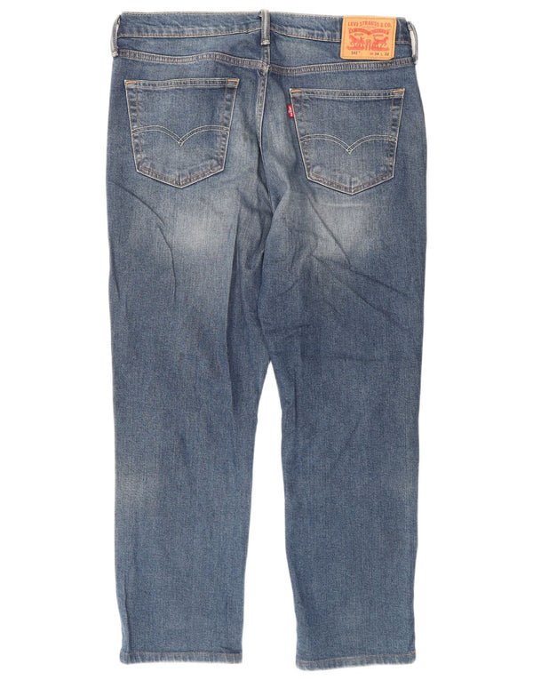 Levi's muške 541 atletske ravne traperice W34 L32 plavi pamuk