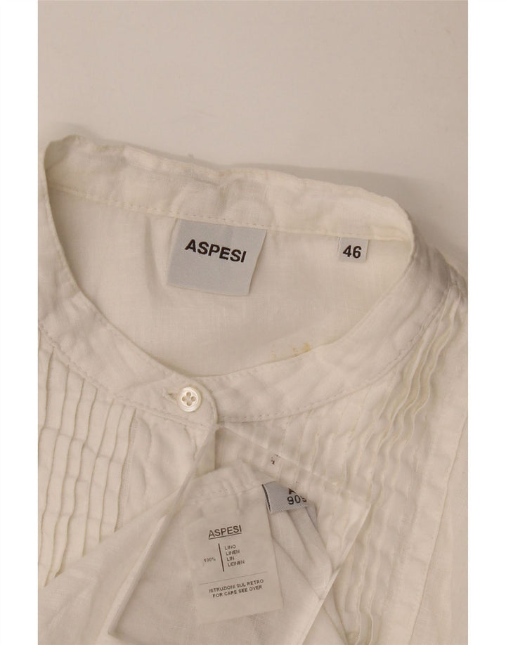 Aspesi Ženska smoking košulja IT 46 Large White Lan