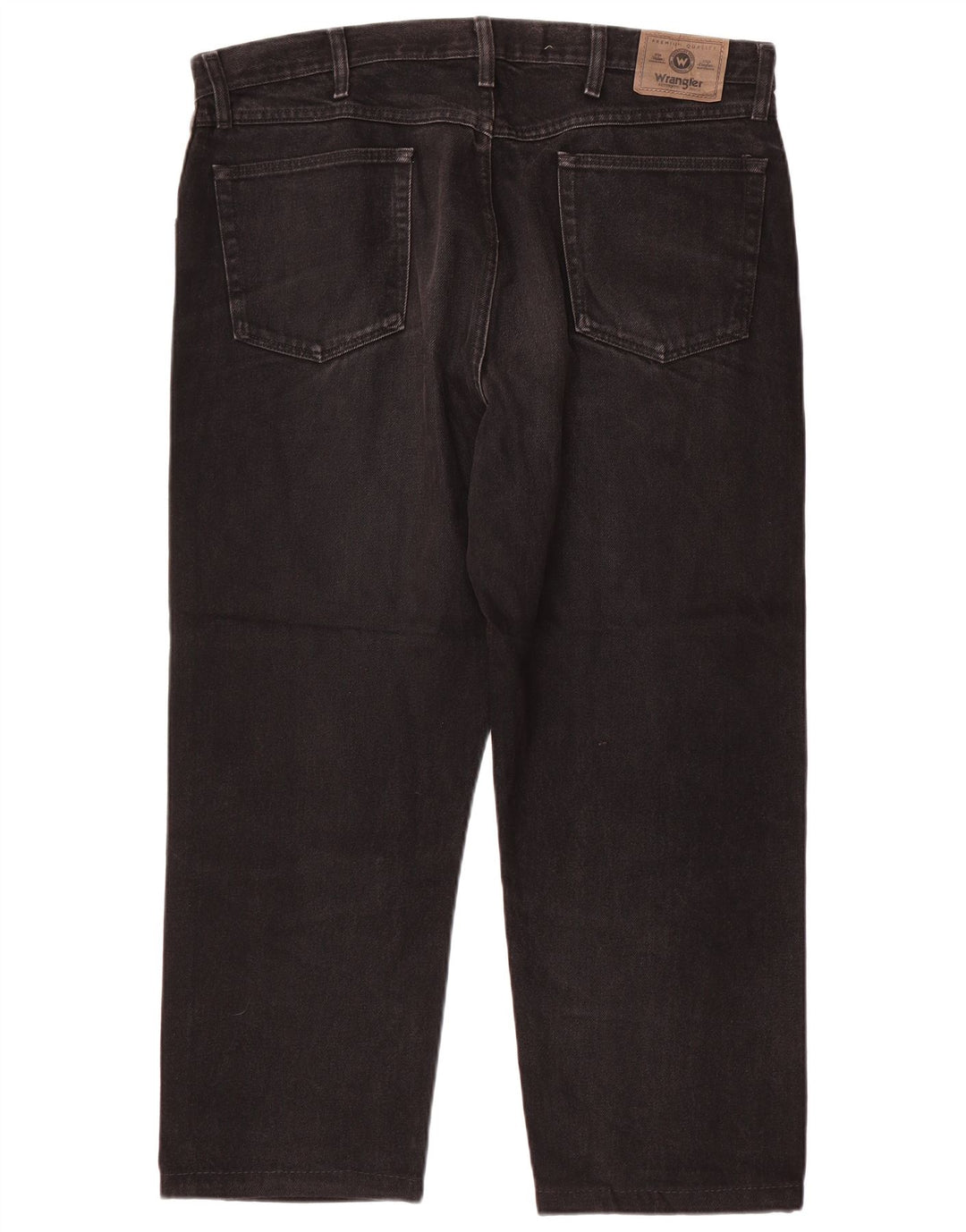 Wrangler muške ravne traperice W38 L26 crni pamuk