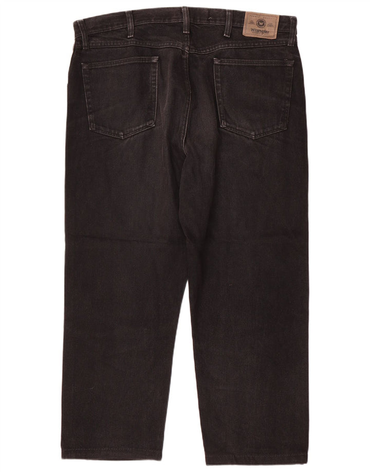 Wrangler muške ravne traperice W38 L26 crni pamuk