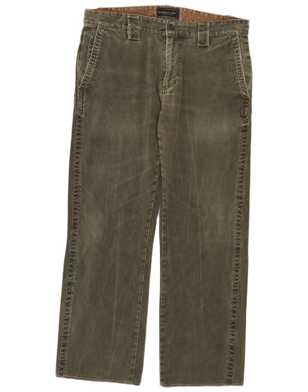 Marlboro Classics muške ravne chino hlače EU 52 XL W34 L29 Kaki