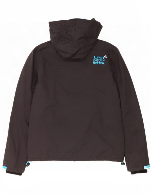 Superdry ženska jakna The Windcheater Graphic Windbreaker Jacket UK 18 XL Crna