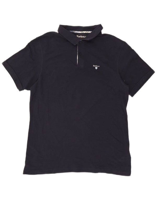 Barbour muška polo majica XL tamnoplavi pamuk