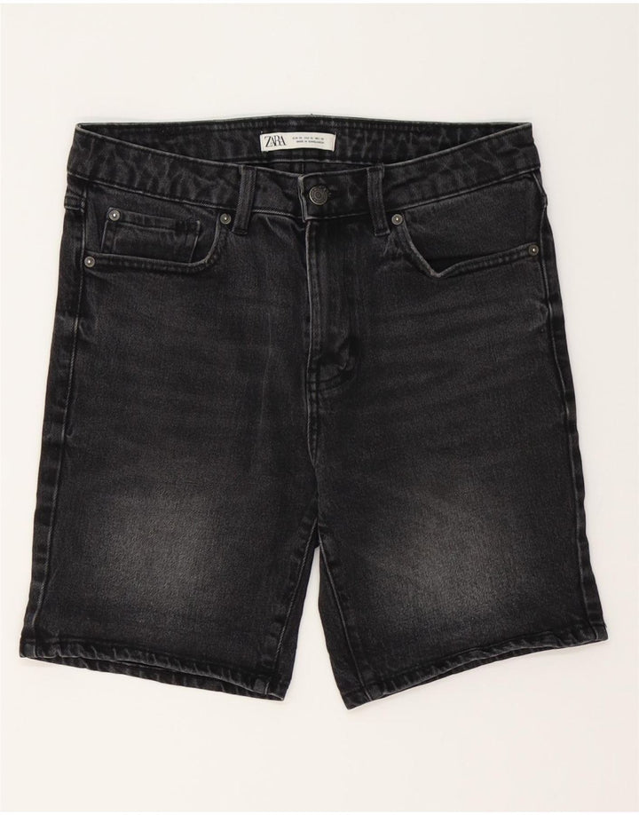 Zara muške traper kratke hlače EU 38 male W30 crne