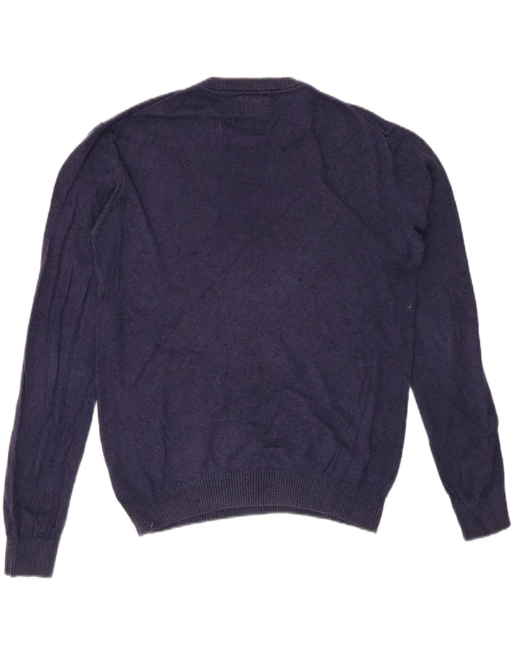 JOULES Mens Crew Neck Jumper Sweater Small Navy Blue Cotton