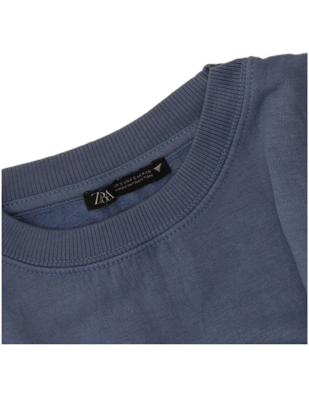 ZARA ženski kratki kratki džemper UK 10 Small Blue
