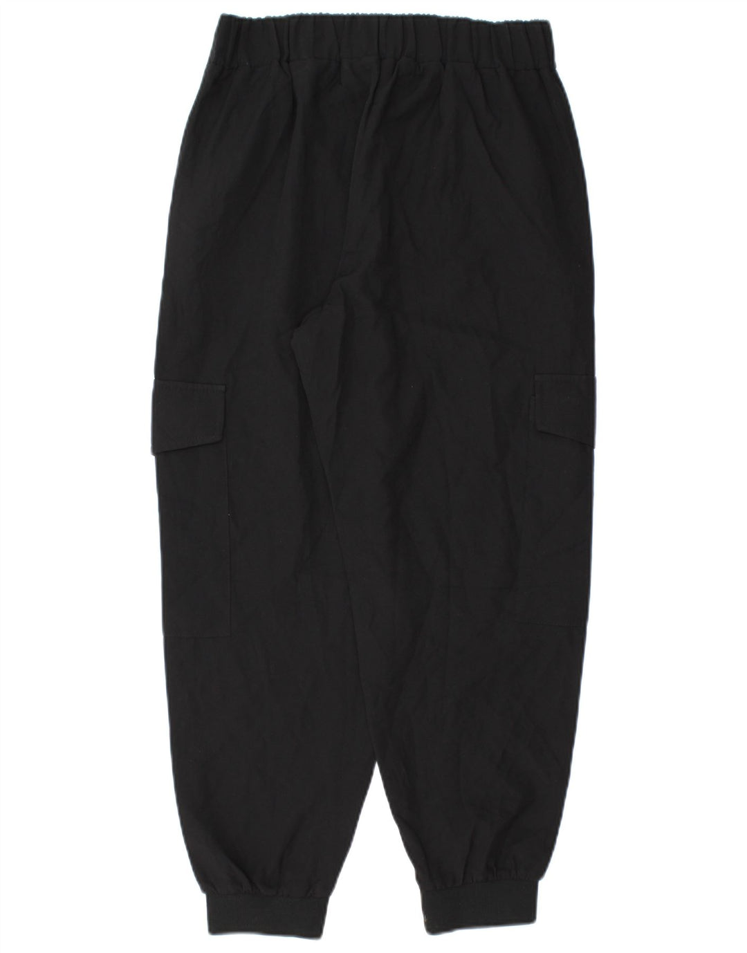 Zara ženske kratke joggers Cargo hlače male W26 L25 crni poliester