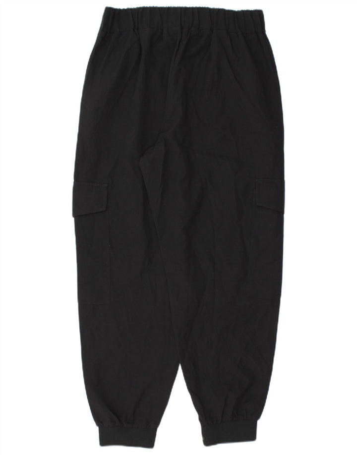 Zara ženske kratke joggers Cargo hlače male W26 L25 crni poliester