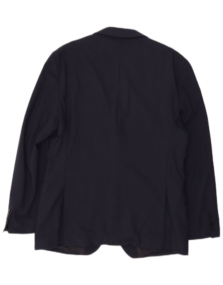 Ted Baker muška uska jakna sa 2 gumba UK 46 3XL tamnoplava vuna
