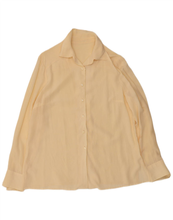 Vintage ženska košulja bluza UK 16 Large Off White