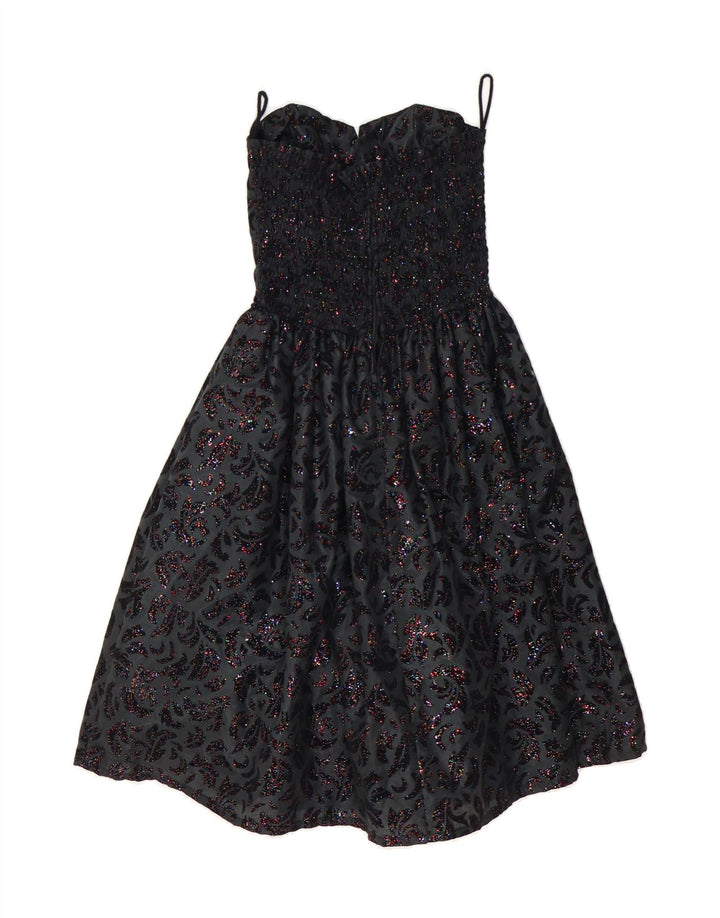 ORSAY Womens Strapless Dress IT 36 XS Black Paisley Polyester Vintage Orsay and Second-Hand Orsay from Messina Hembry 