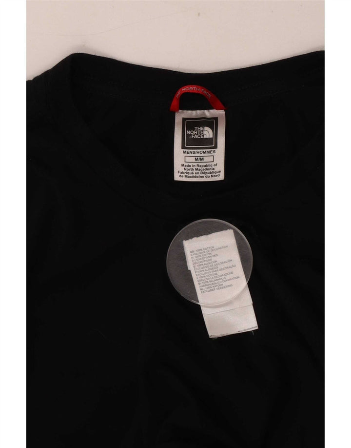 The North Face muška majica dugih rukava Graphic, srednje crni pamuk