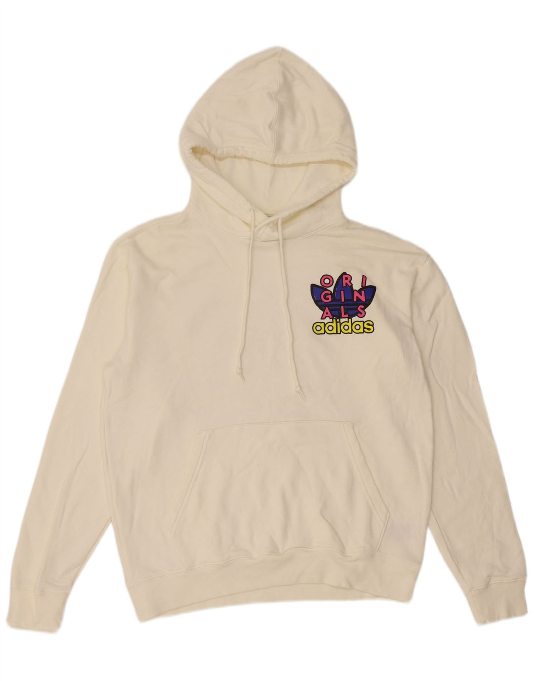 Adidas muška majica s kapuljačom srednje veličine, bijeli pamuk