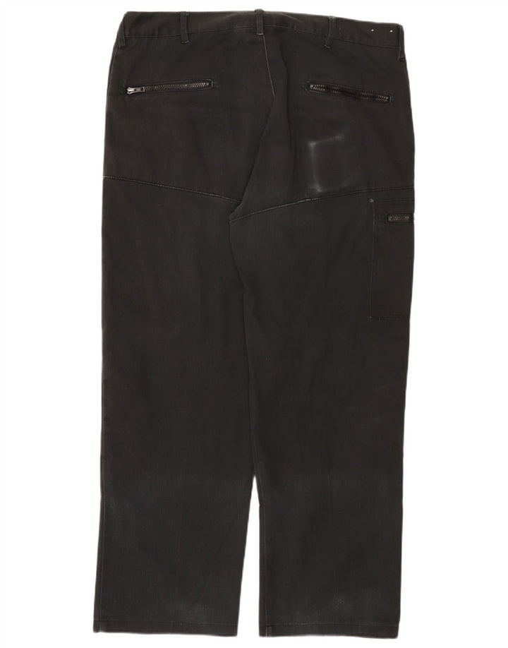 Dickies muške ravne kargo hlače W38 L29 crni poliester