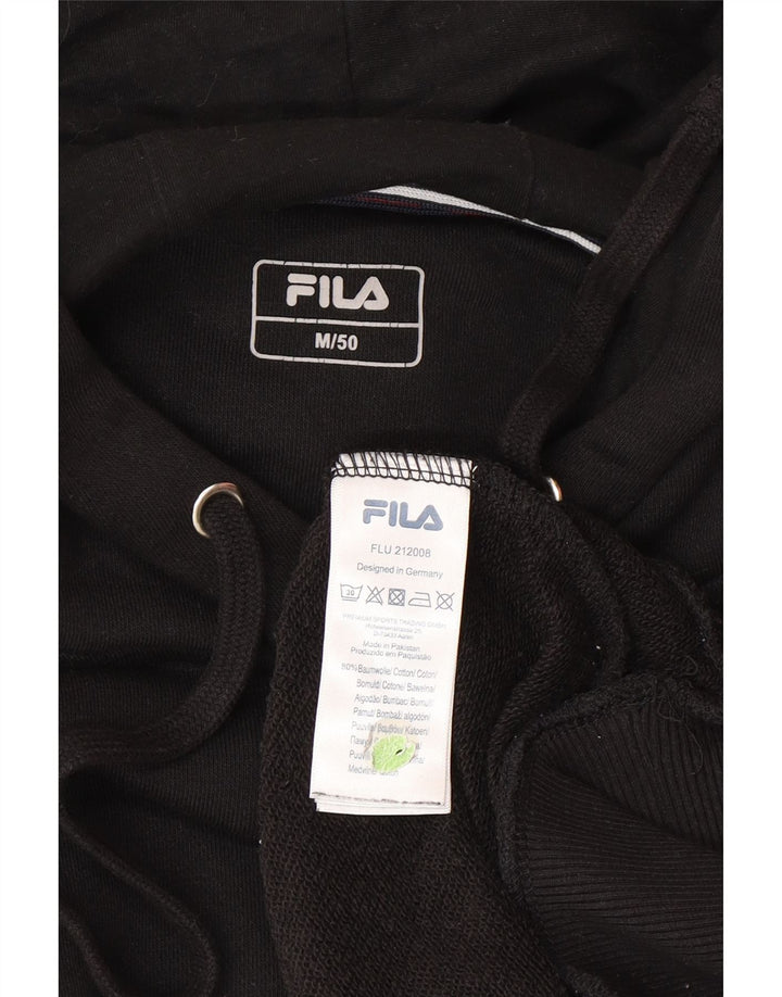 Fila Muška majica s kapuljačom IT 50 Srednje crni pamuk