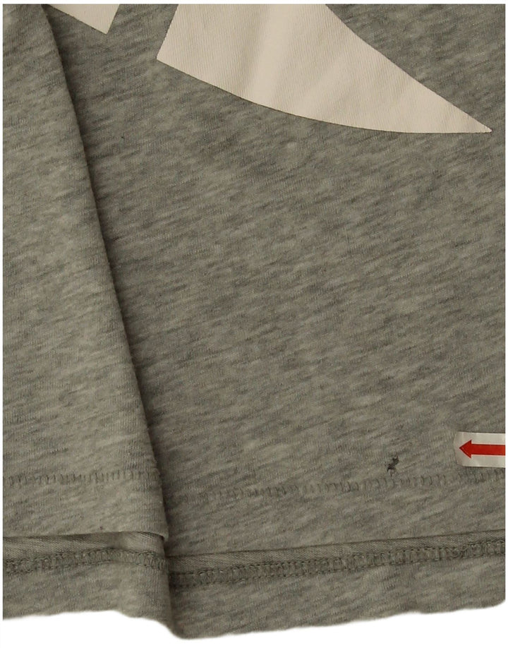 Nike ženska majica kratkih rukava prekomjernih dimenzija UK 16 Large Grey Flected