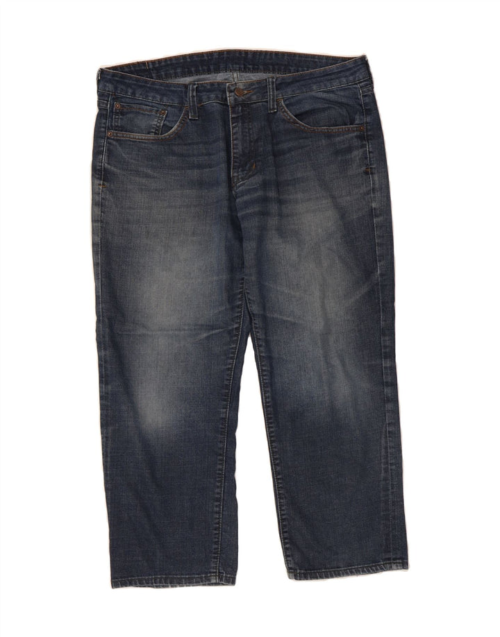 IZOD Mens Straight Jeans W36 L29 Navy Blue Cotton Vintage Izod and Second-Hand Izod from Messina Hembry 