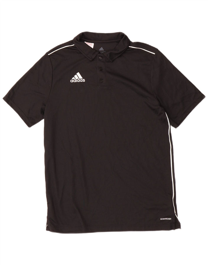 ADIDAS Boys Aeroready polo majica 15-16 godina crna poliester