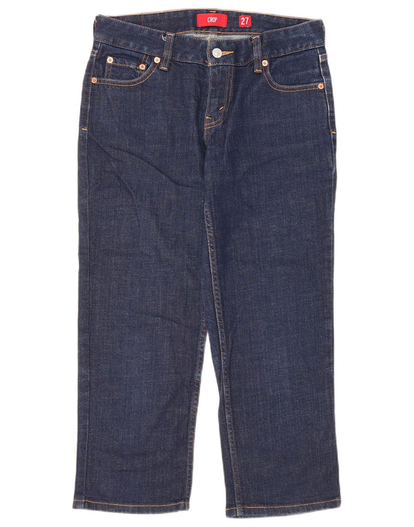 Levi's ženske Capri skraćene traperice W27 L22 tamnoplavi pamuk