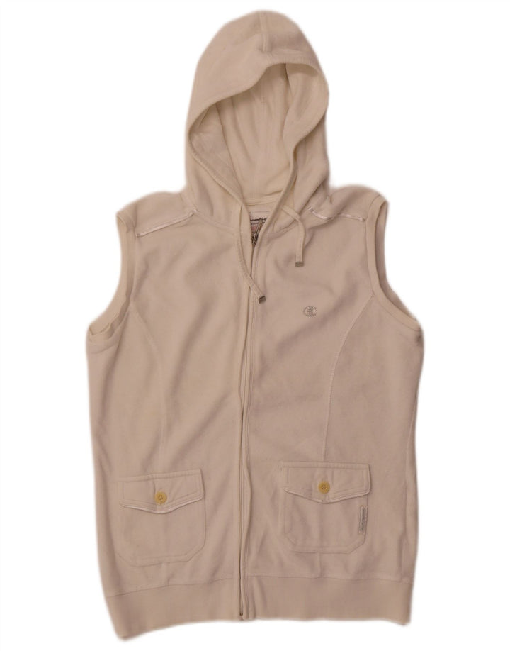 Champion ženski pulover s kapuljačom s patentnim zatvaračem Heritage Fit UK 14 srednje bijele boje