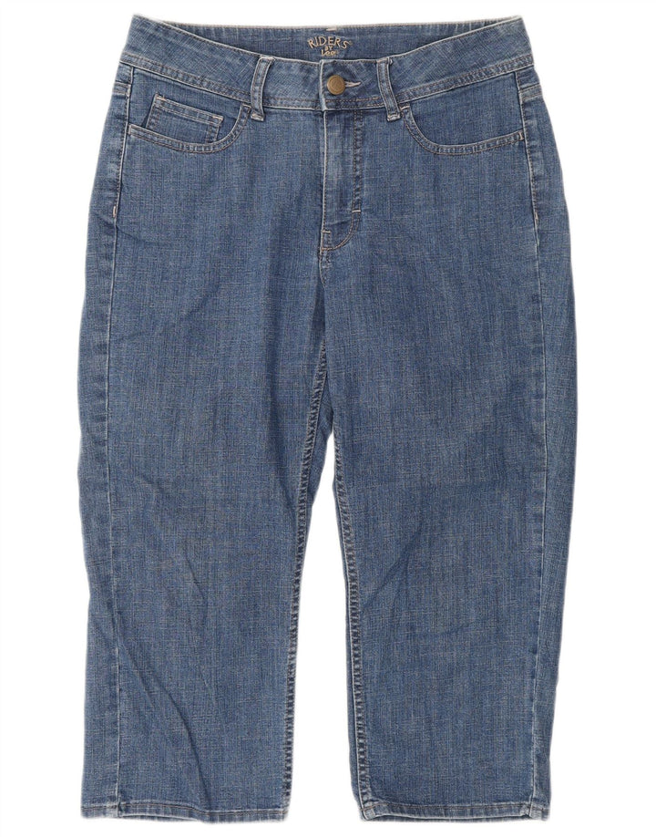 LEE ženske kapri traperice Riders US 8 srednje W32 L20 plavi pamuk
