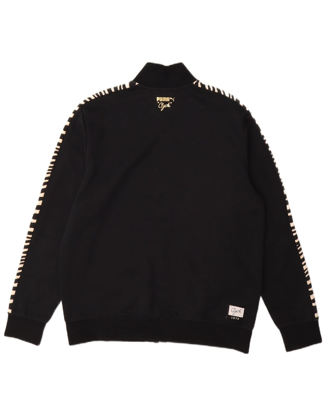 PUMA muška trenirka Clyde Gornja jakna, veliki crni poliester s uzorkom životinja