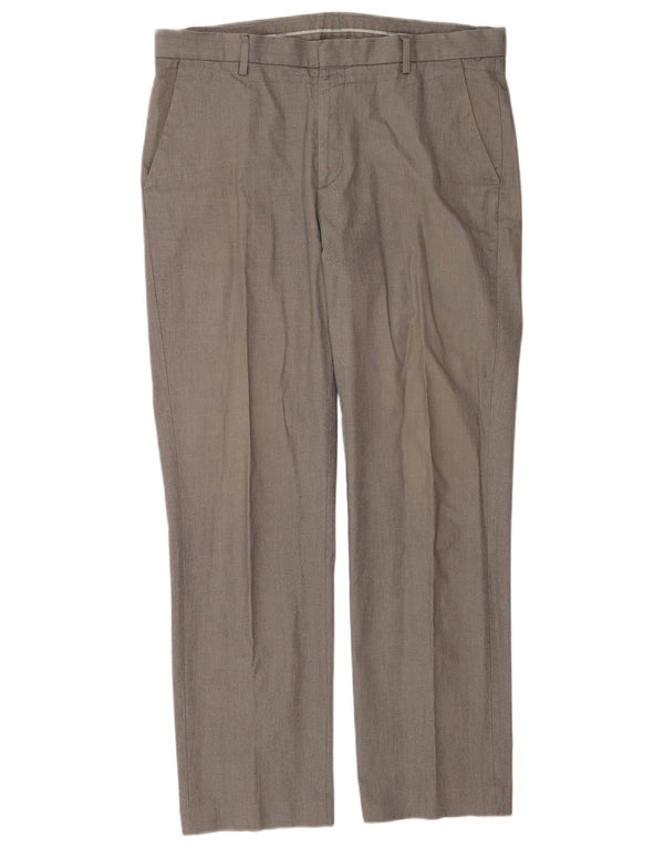 Calvin Klein muške uske chino hlače W36 L32 sivi pamuk