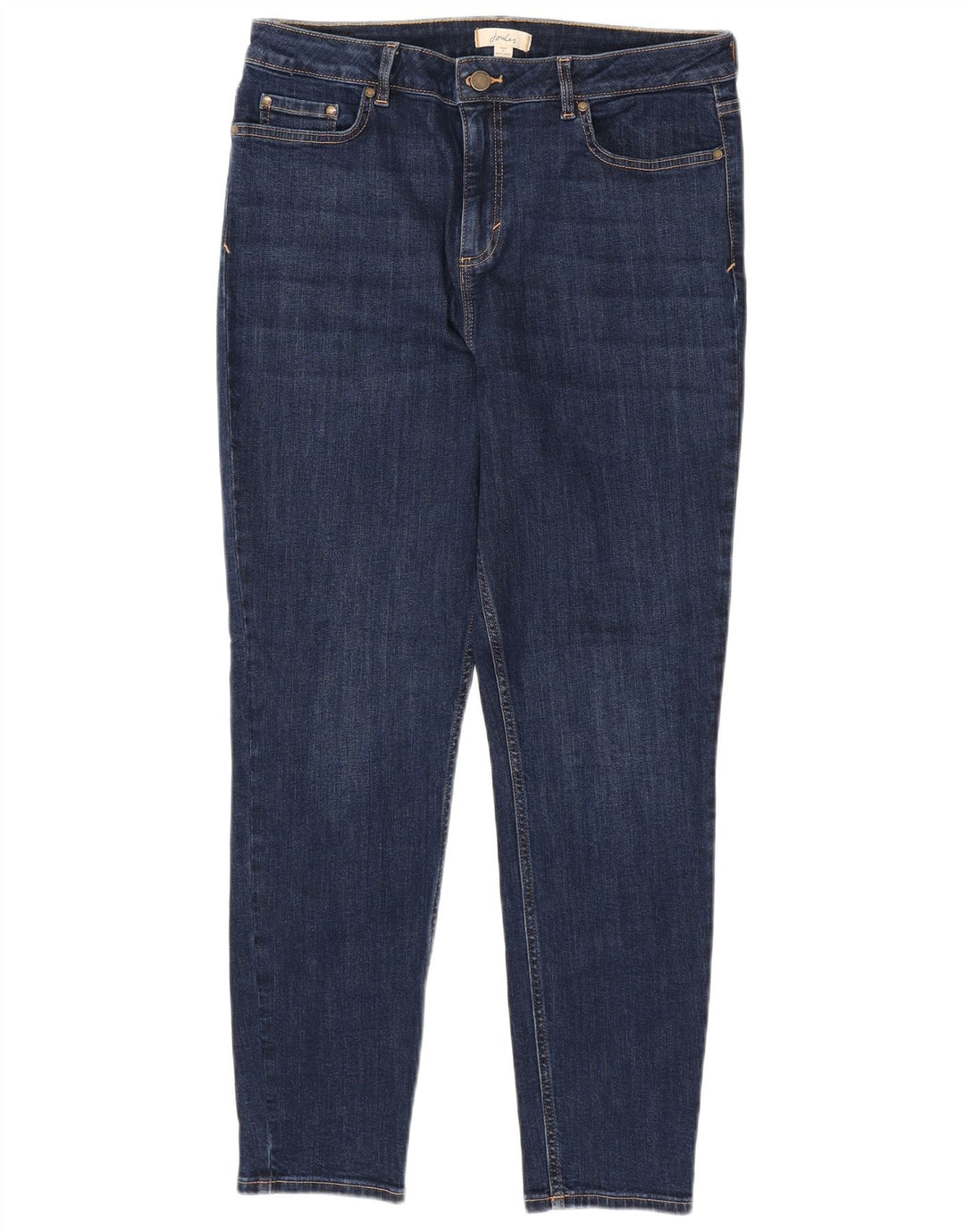 JOULES Ženske uske traperice UK 14 Large W32 L28 tamnoplavi pamuk