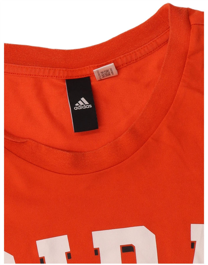 Adidas muška majica s grafičkim motivima 2XL narančasta