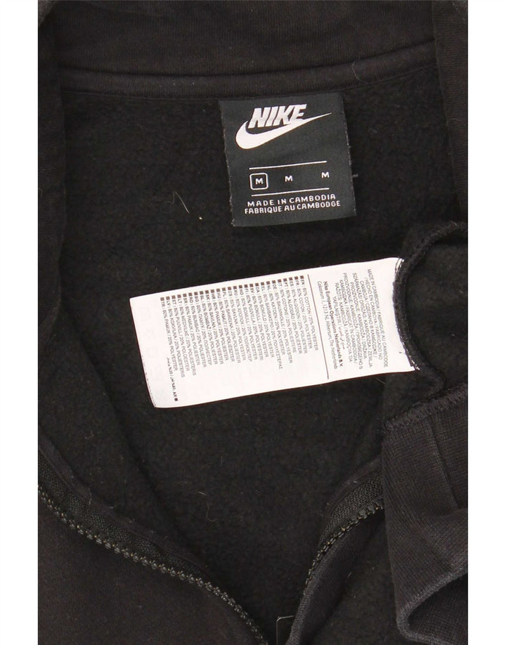 Nike muška majica s izrezom i srednjim crnim pamukom
