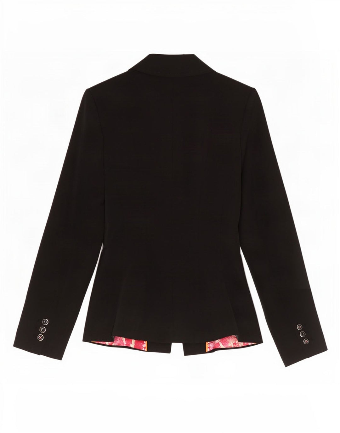 Ženska jakna s 2 gumba Ted Baker, crni poliester, veličina 1 XS