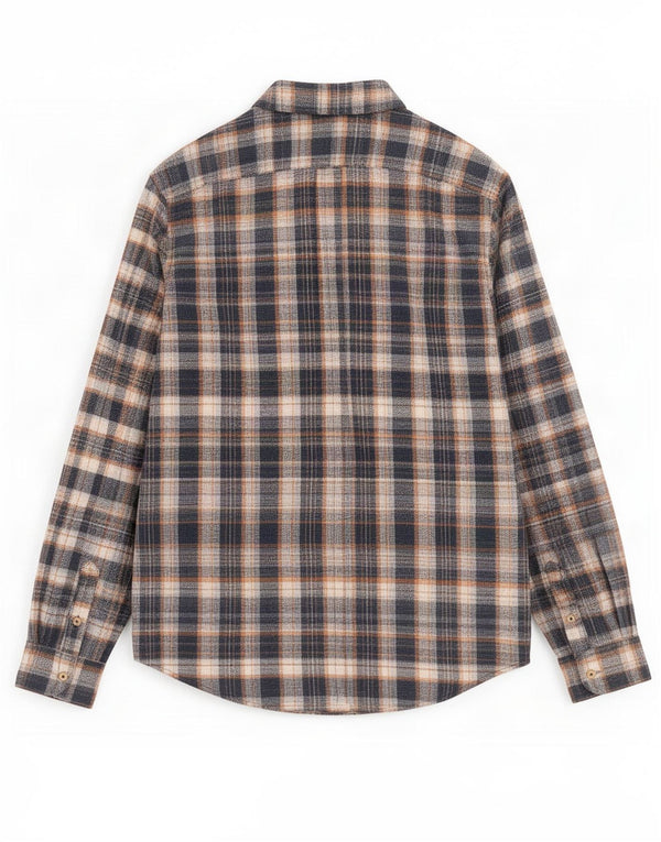 Ben Sherman Mens Flannel Shirt Large Blue Check