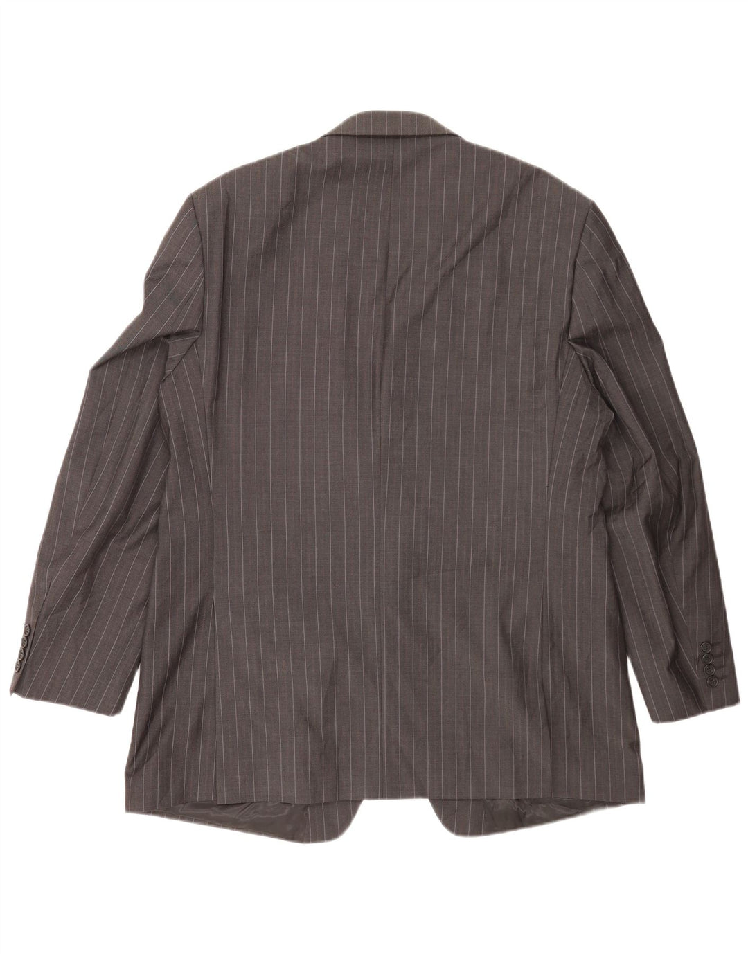 Marks & Spencer muška jakna sa 2 gumba UK 46 XL siva vunena prugasta