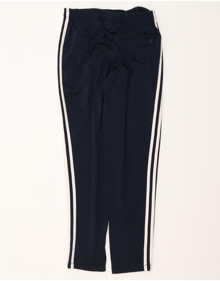 ADIDAS Mens Tracksuit Trousers Small  Navy Blue Polyester