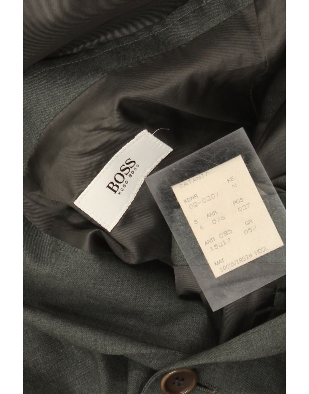 Hugo Boss muška jakna s 2 gumba EU 52 XL siva vuna