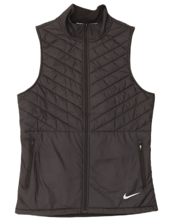 Nike Mens Padded Gilet UK 38 Srednji crni poliester