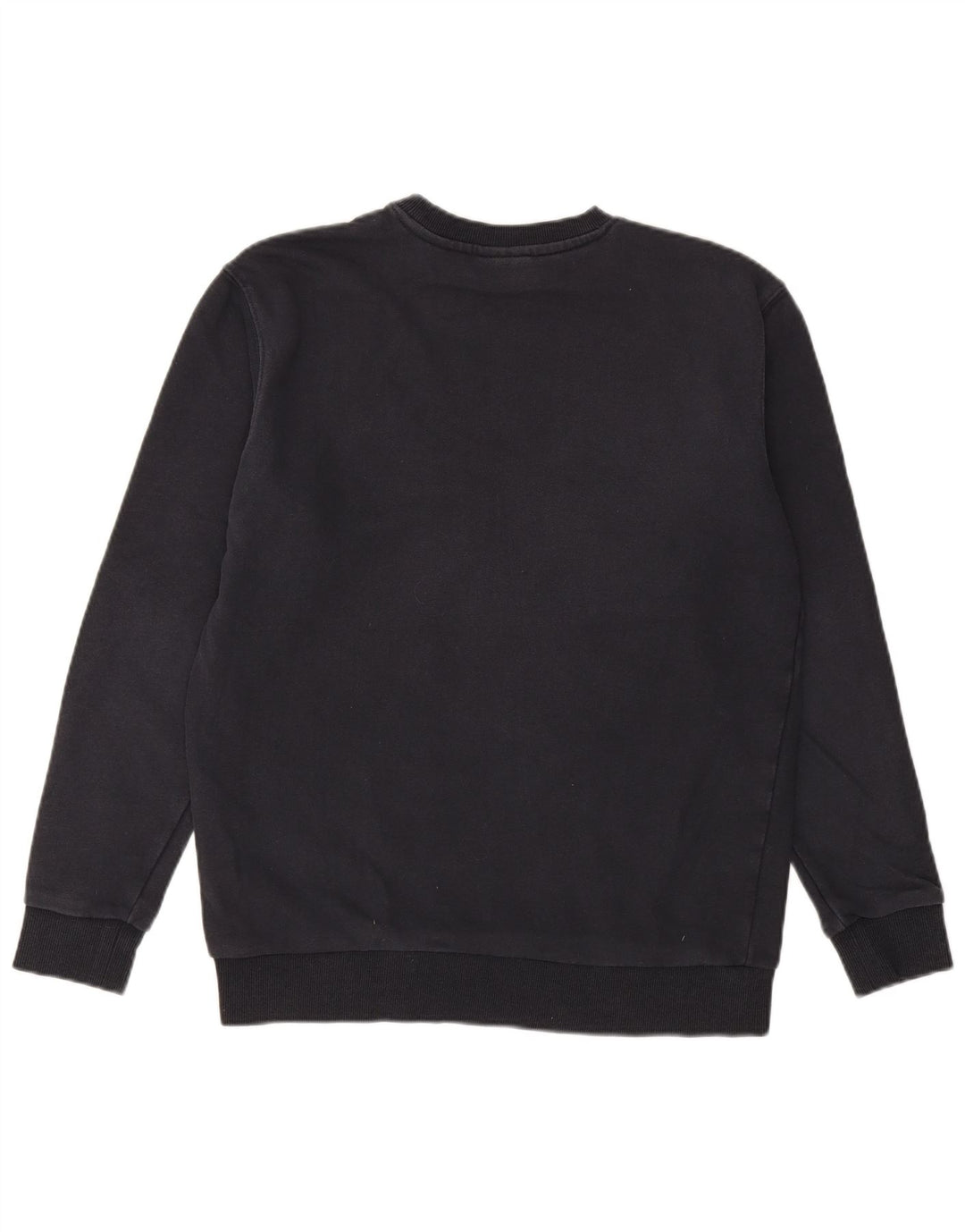 ELLESSE Mens Graphic Sweatshirt Jumper Medium Navy Blue Cotton