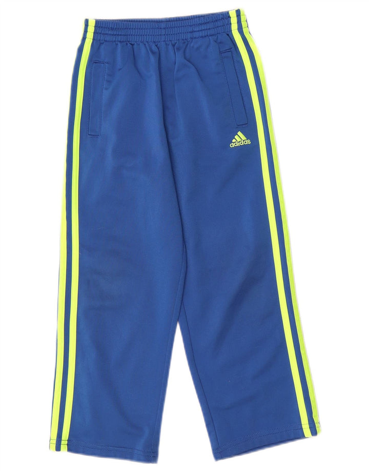 Adidas Hlače za trenirku za dječake 4-5 godina, plavi poliester