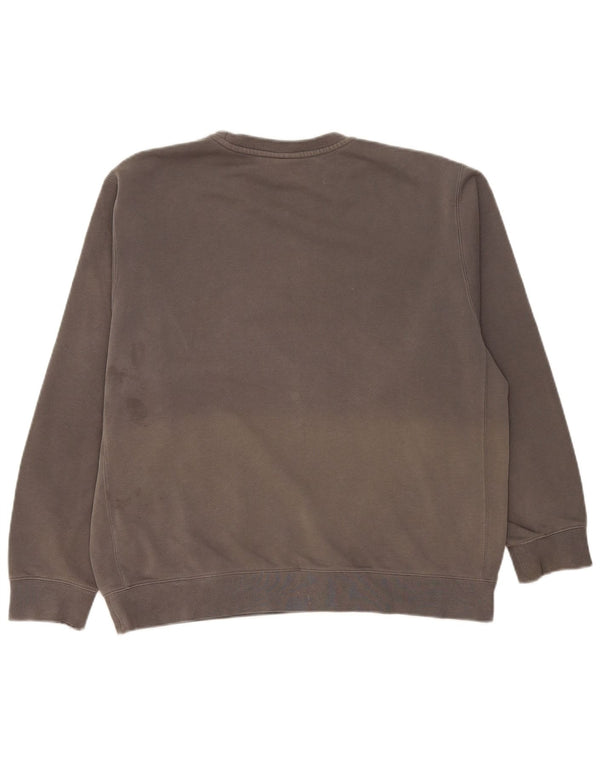 Nike Mens Sweatshirt Jumper Large Grey Cotton