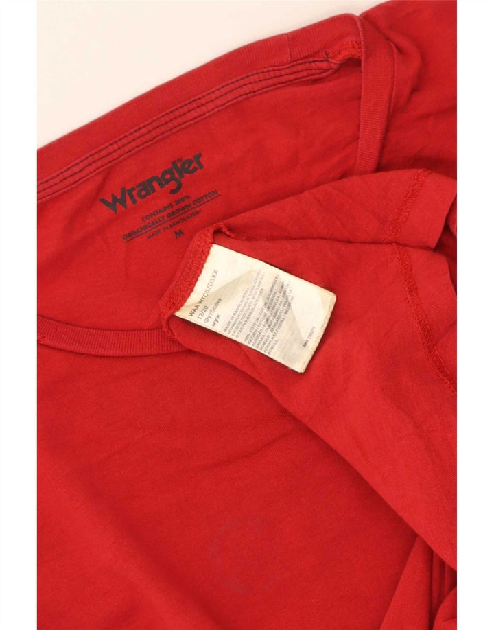 Wrangler muška majica kratkih rukava Srednje crveni pamuk