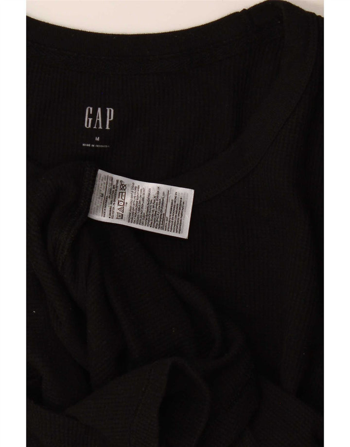 Gap Ženska majica dugih rukava UK 12 srednje crni pamuk