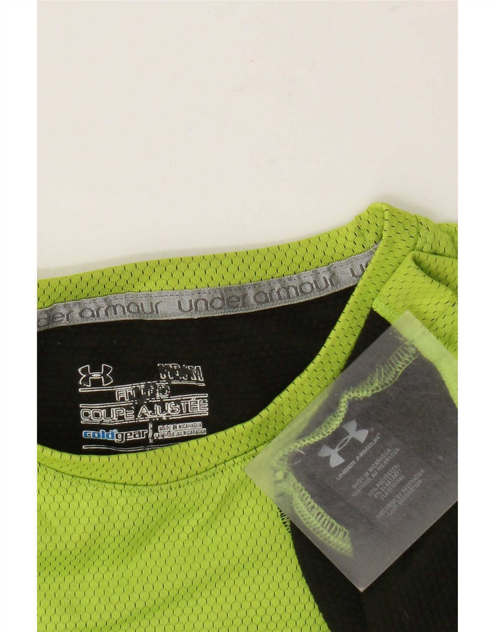 Ženska majica Under Armour Cold Gear dugih rukava UK 12 Srednje zeleni poliester