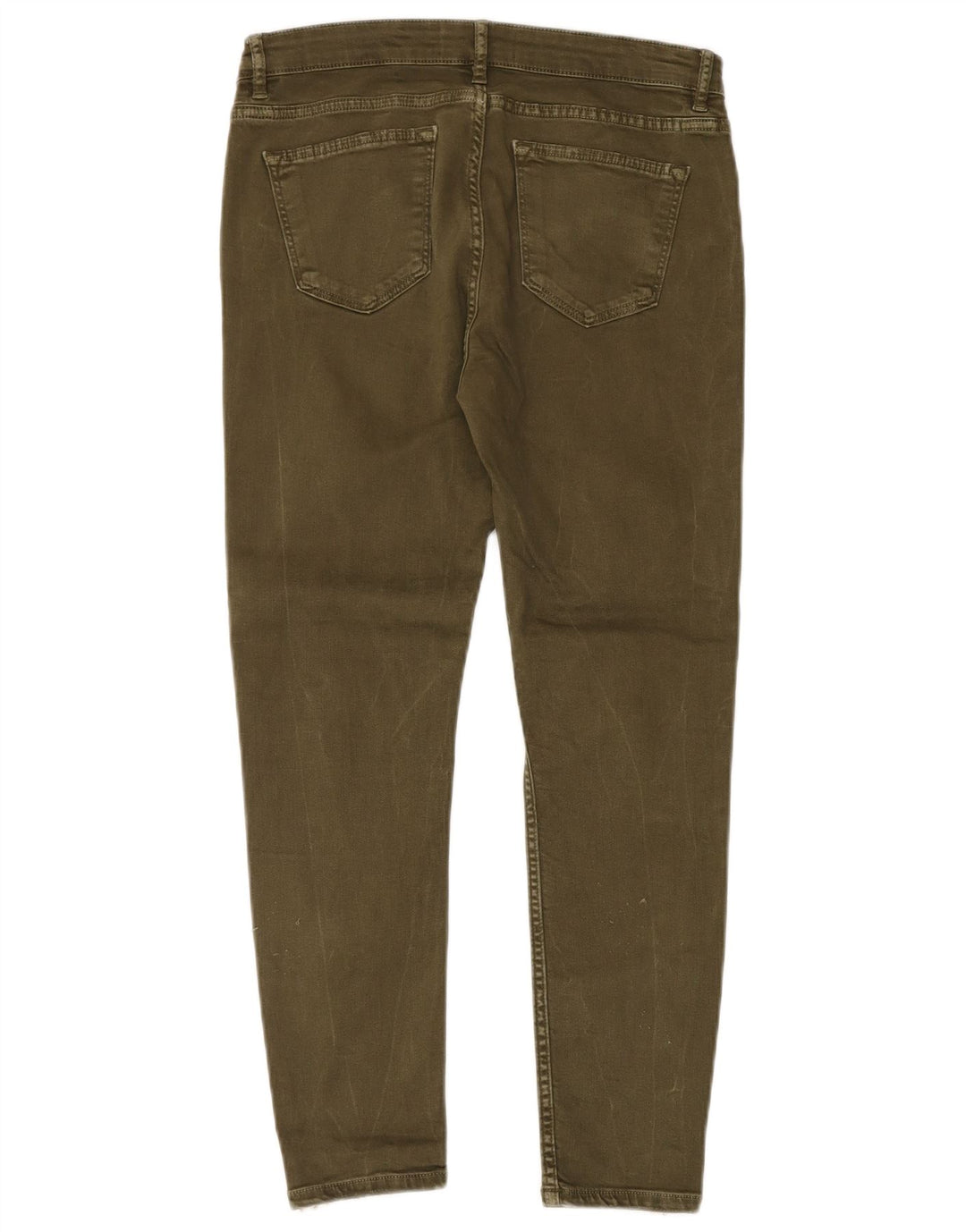 Ženske uske traperice Zara EU 40 Srednje W30 L27 Khaki Colourblock