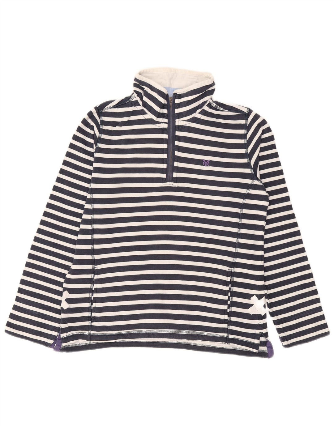 Crew Clothing Ženska majica široke kroja UK 10 Small Blue Nautical