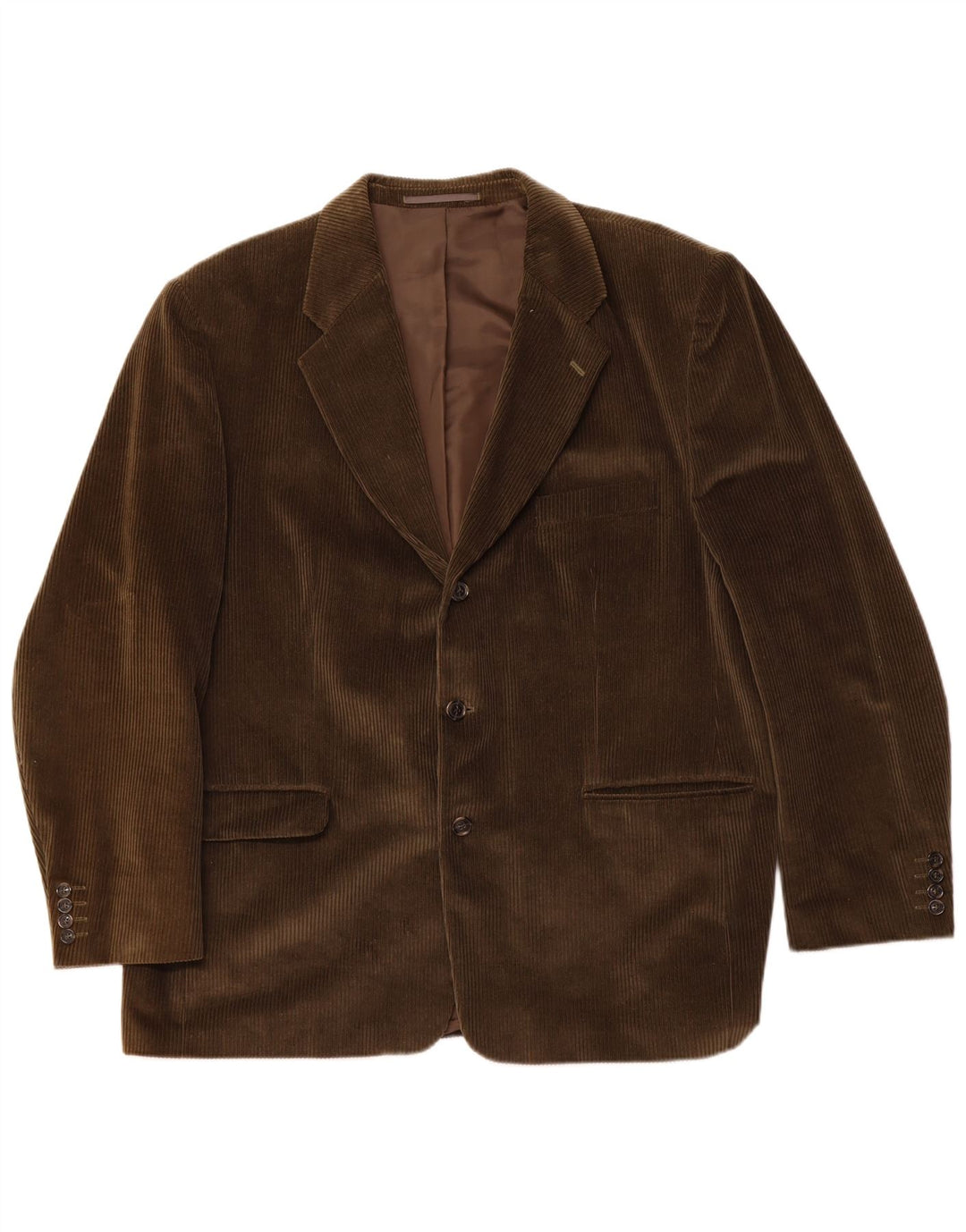 Canda Muška jakna od samta s 3 gumba UK 58 4XL Zeleni pamuk