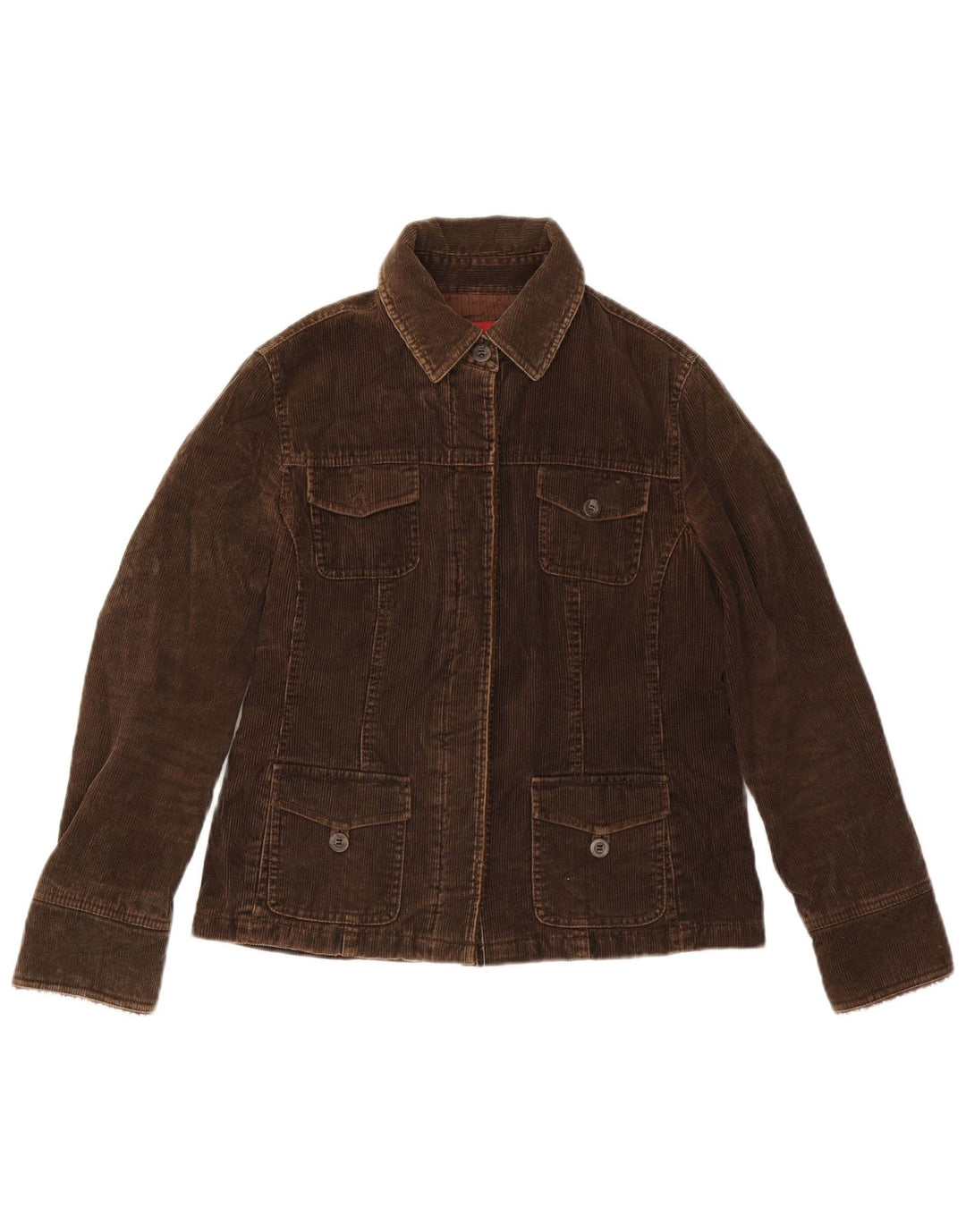 MONSOON Ženska jakna od samta UK 10 Mala smeđa pamuk