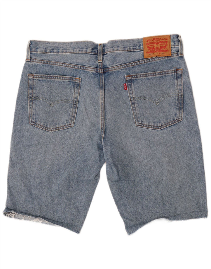 Levi's muške 511 traper kratke hlače W36 veliki plavi pamuk